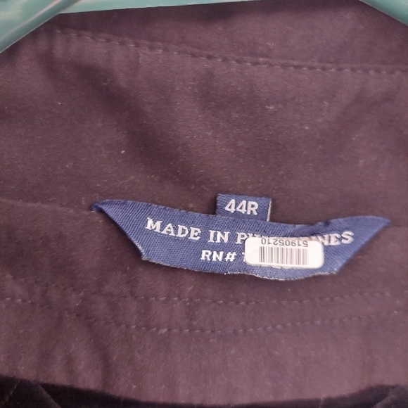 Ralph Lauren Black Trench Coat Vintage Size 44R Men Wool Liner Microfiber Soft - Picture 4 of 15